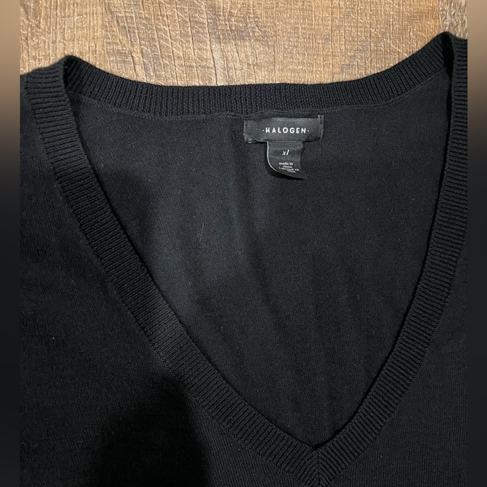 Halogen sweater Pima cotton blend - Picture 2 of 5
